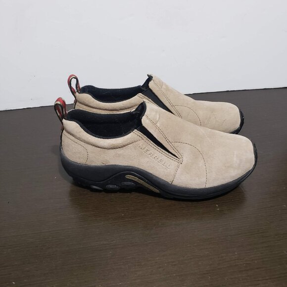 Merrell Mac J60802Jungle Slip On Classic Taupe Suede Womens"s Shoes 8,5/39 - Picture 1 of 14